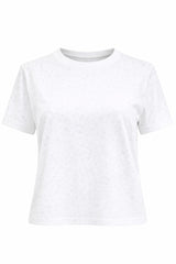 Tshirt Corta Rhinestone Blanca