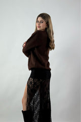 Sweater Tela Lana Cafe