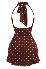 Vestido Chocolate Dot