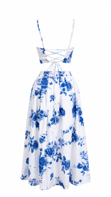 Set Top y Falda Estampado Floral Blanco