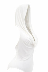 Pantiblusa con Capucha Blanco