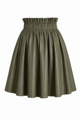 Falda Verde Vinipiel