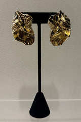 Aretes Leaf Golden