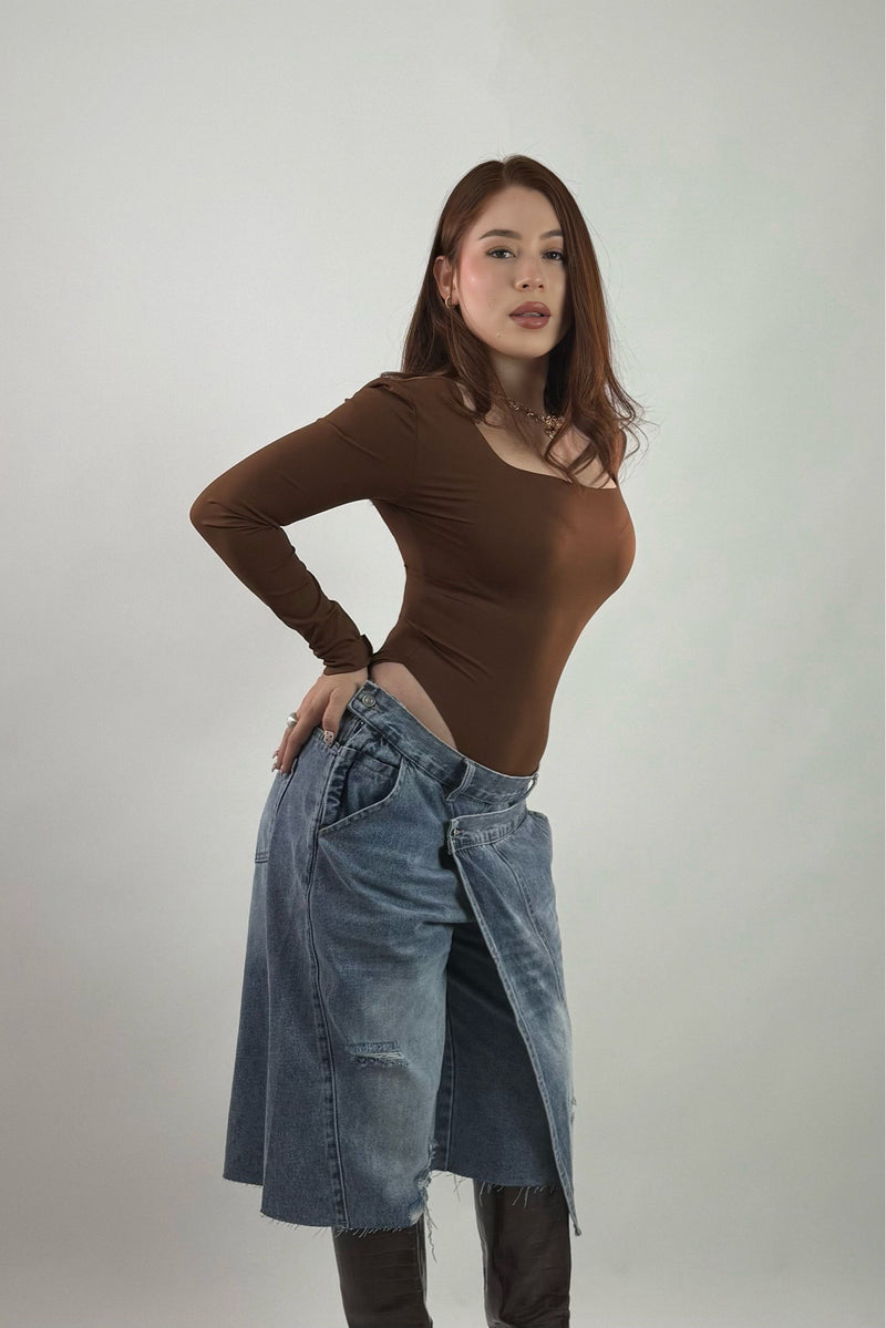 Pantiblusa Manga Larga Chocolate