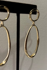 Aretes Golden Oval