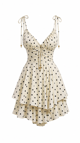 Jumper Corto Polka Ivory