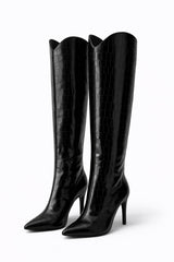 Bota Milan Negro Croco