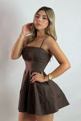 Vestido Mini Chocolate