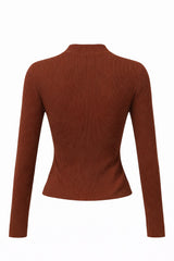 Blusa Manga Larga App Dorada Chocolate