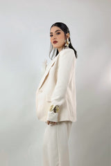 Set Blazer y Pantalon Sastre Beige