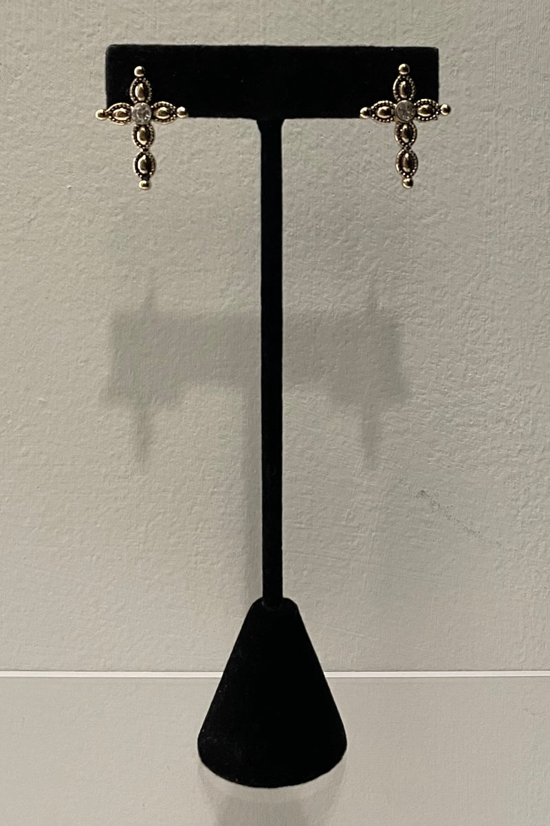 Aretes Cross Golden