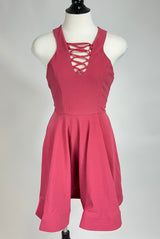 Vestido Halter Rosa