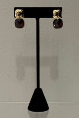 Aretes Brown Stone
