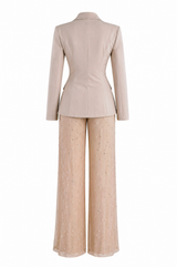 Pantalon Mesh Perlas Beige