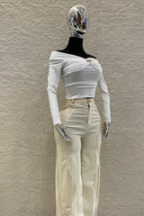 Pantalon Vinipiel Crema