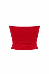 Croptop Asimetrico Rojo