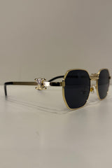 Lente Dupe Celine Metal Cuadrado