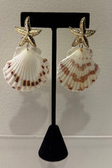Aretes Starfish Seashell