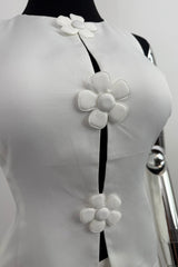 Set Blusa y Pantalon Sastre Blanco