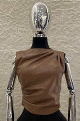 Top Corrugado Vinipiel Café