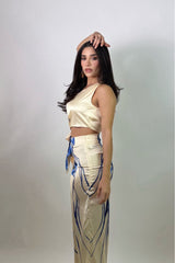 Set de Pantalon Print Floral Azul