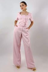 Set Blusa y Pantalon Sastre Rosa