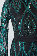 Vestido De Lentejuela Verde