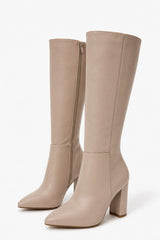 Botas Lisas Beige