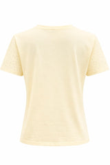 Tshirt Corta Rhinestone Amarilla