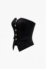 Top Velvet Negro