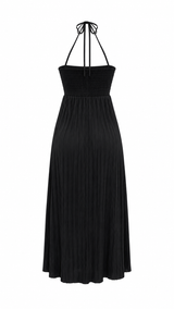 Vestido Midi Recto Negro
