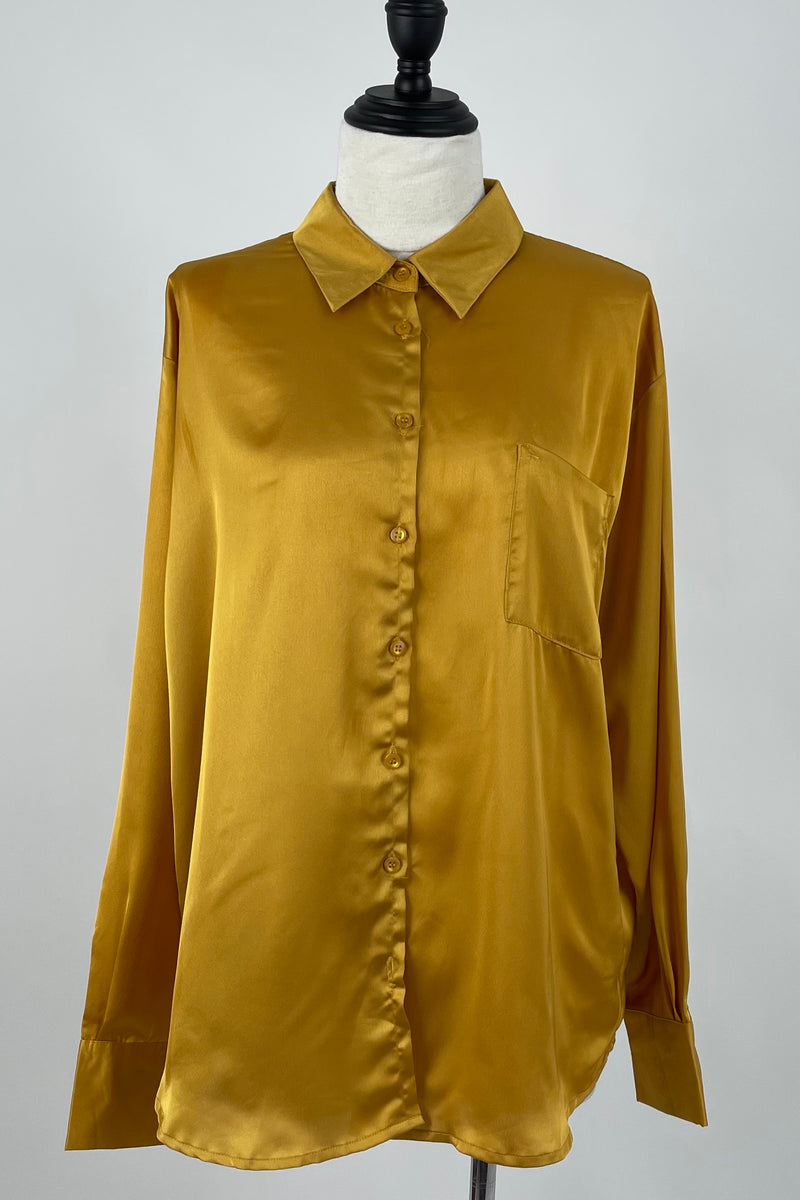 Camiseta Satinada Amarillo