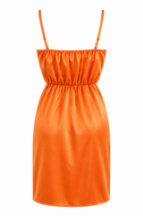 Vestido Satinado Anudado