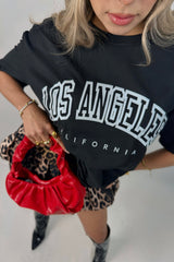 Tshirt Oversize Los angeles Negro