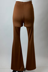 Pantalon Acampanado Cafe