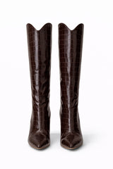 Bota Milan Chocolate Croco
