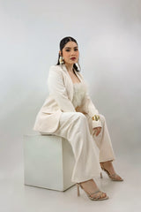 Set Blazer y Pantalon Sastre Beige
