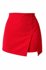 Short Falda Corta Rojo