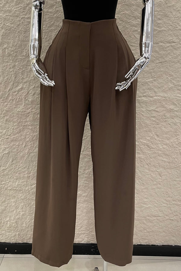 Pantalon Acampanado Cafe