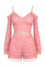 Jumper Rosa De Encaje