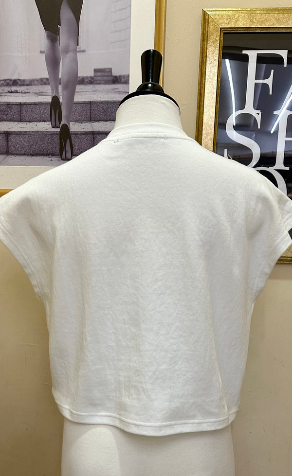 Tshirt Corta App de Pluma Blanca