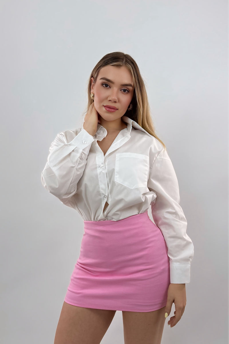 Camisa Manga Larga Blanca