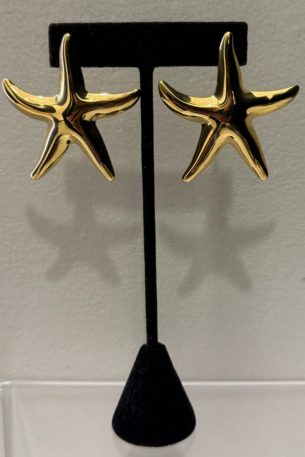 Aretes Starfish Golden