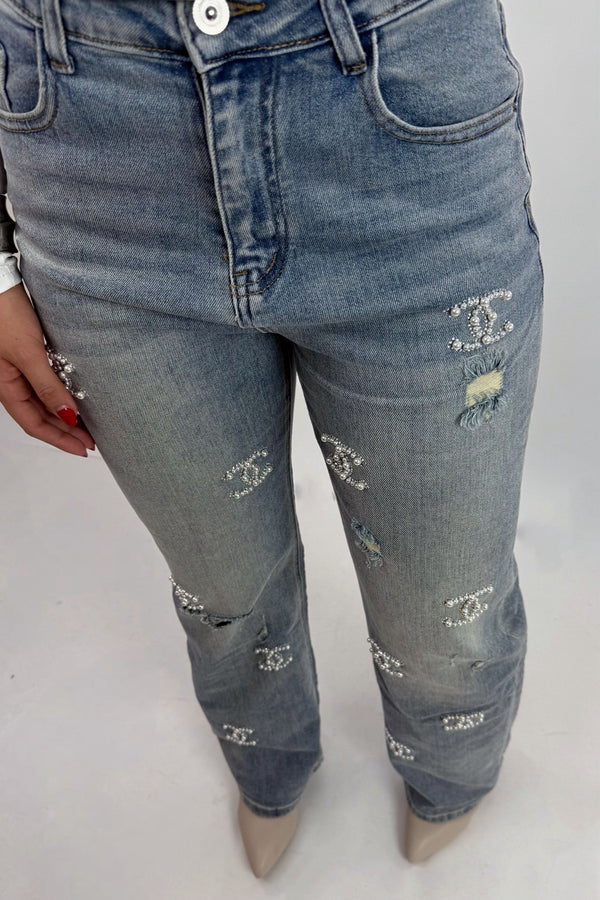 Pantalon Dupe Chanel Denim