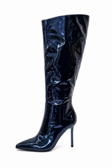 Bota Metalica Azul