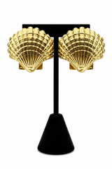Aretes Seashell Metal