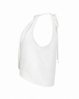 CropTop Corto Asimetrico Blanco