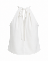 CropTop Corto Asimetrico Blanco