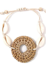 Pulsera Shell Straw