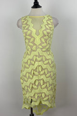 Vestido Ajustado De Encaje